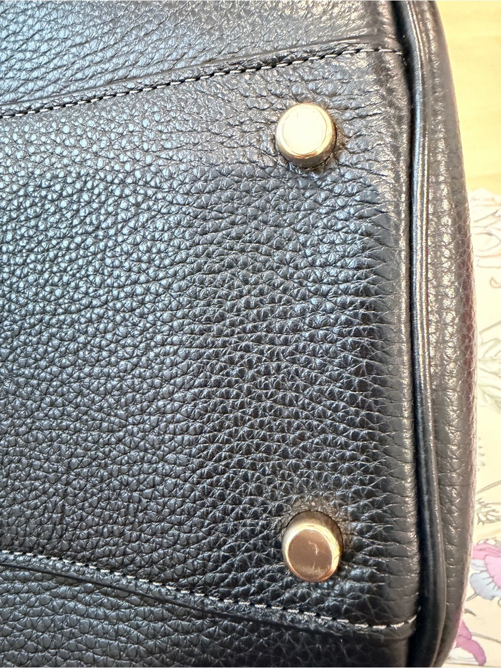 Coach Black Pebbled Leather Rowan - Picture 8 of 8